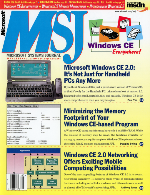 Microsoft Systems Journal - May 1998 Vol 13 No 5