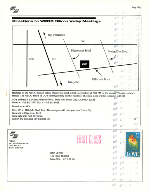 WPDO News - Volume 2, Number 3, May 1993 - Image 12