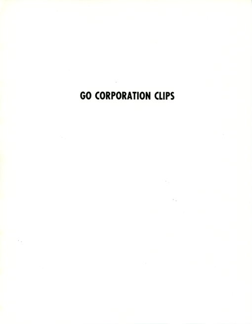 GO Corporation - Regis McKenna Clipping Alert (March 22, 1993) - Image 2