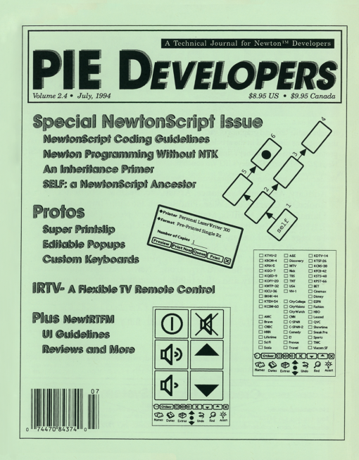 PIE Developers - Volume 2.4 - July, 1994