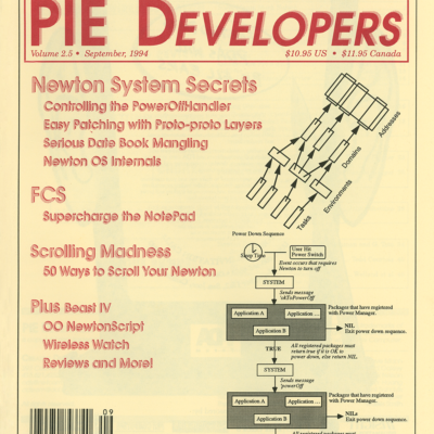 PIE Developers - Volume 2.5 - September, 1994