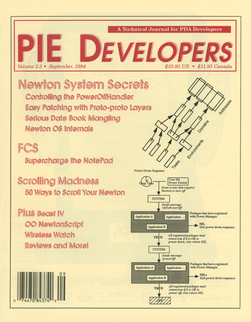 PIE Developers - Volume 2.5 - September, 1994