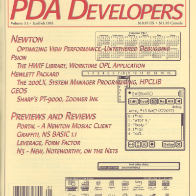 PDA Developers - Volume 3.1 - Jan/Feb 1995