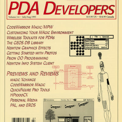 PDA Developers - Volume 3.4 - July/Aug 1995
