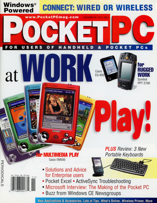 Pocket PC - November 00 Vol. 3 No. 5