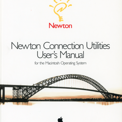 Apple Newton Connection Utilities User's Manual (for the Macintosh Operating System)
