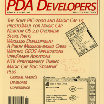PDA Developers - Volume 4.1 - Jan/Feb 1996