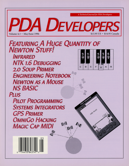 PDA Developers - Volume 4.3 - May/June 1996