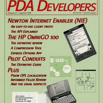 PDA Developers - Volume 4.5 - Sept/Oct 1996