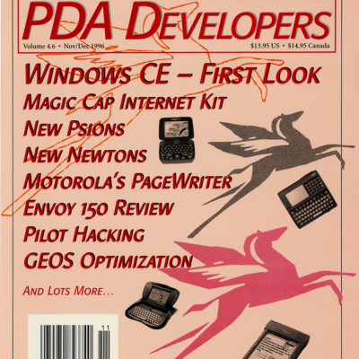 PDA Developers - Volume 4.6 - Nov/Dec 1996
