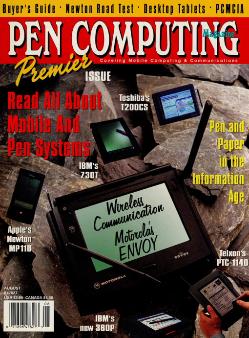 Pen Computing Magazine, August 1994 - Premier Issue