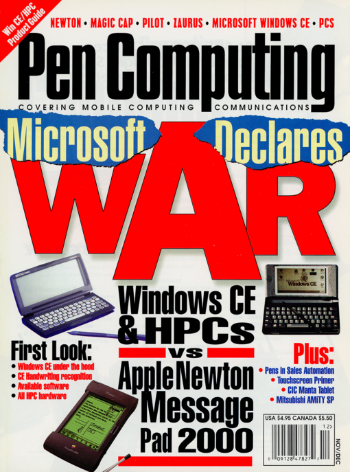 Pen Computing Magazine - Nov/Dec 1996