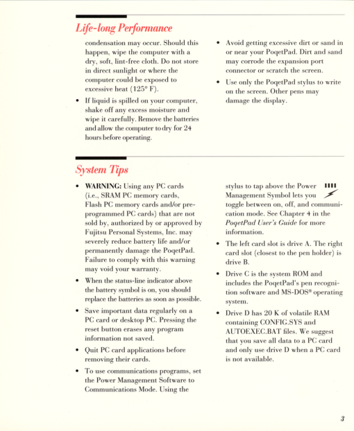Fujitsu PoqetPad Read Me First! - Image 3