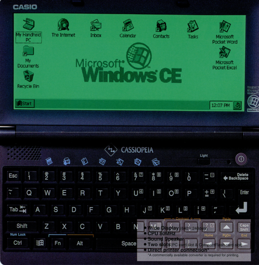 Casio Cassiopeia A-20 8MB (Brochure) - Image 2