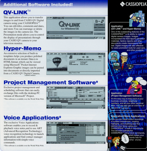 Casio Cassiopeia A-20 8MB (Brochure) - Image 4