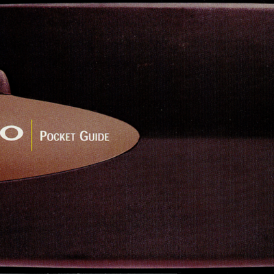 Philips Velo Pocket Guide (Brochure)