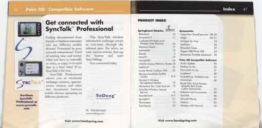 Handspring Add-On & Accessories Catalog - Image 25