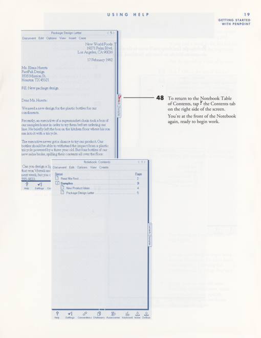 GO Corporation Getting Started with PenPoint (Version 1.0) - Image 20