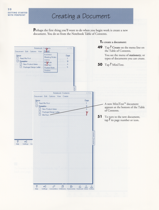 GO Corporation Getting Started with PenPoint (Version 1.0) - Image 21