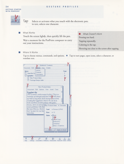 GO Corporation Getting Started with PenPoint (Version 1.0) - Image 25