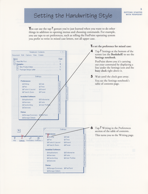 GO Corporation Getting Started with PenPoint (Version 1.0) - Image 6