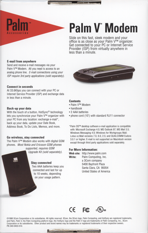 3Com Palm V Modem - IBM WordPad c3 - Image 2