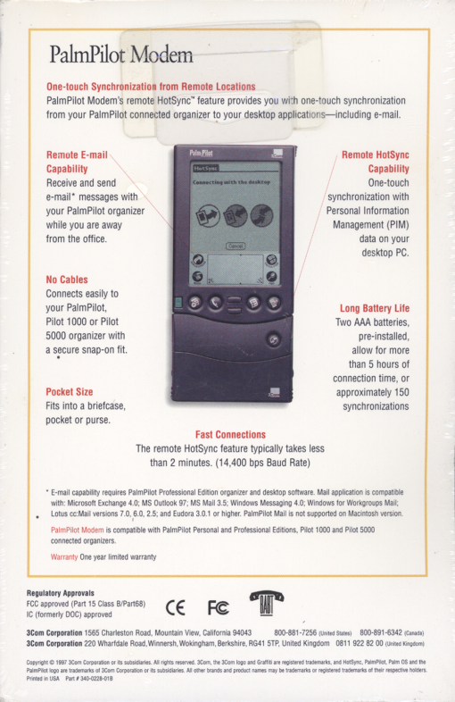 3Com PalmPilot Modem - Image 2