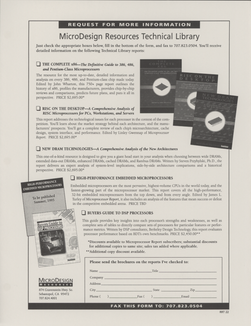 Microprocessor Report - February 16, 1995 - Image 4