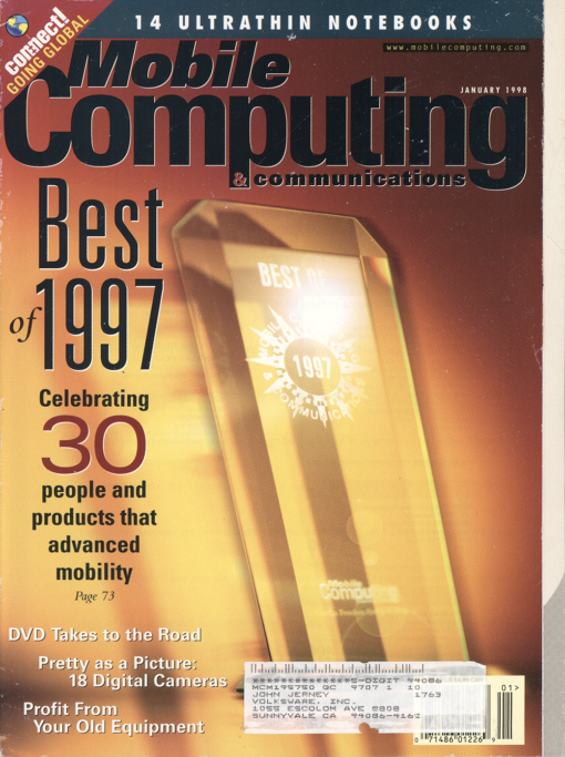 Mobile Computing Magazine, January 1998