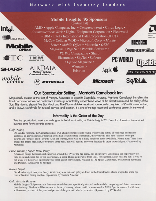Mobile Insights '95 Conference (Brochure) - Image 5