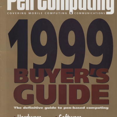 Pen Computing Magazine Fall 1999 Buyers Guide