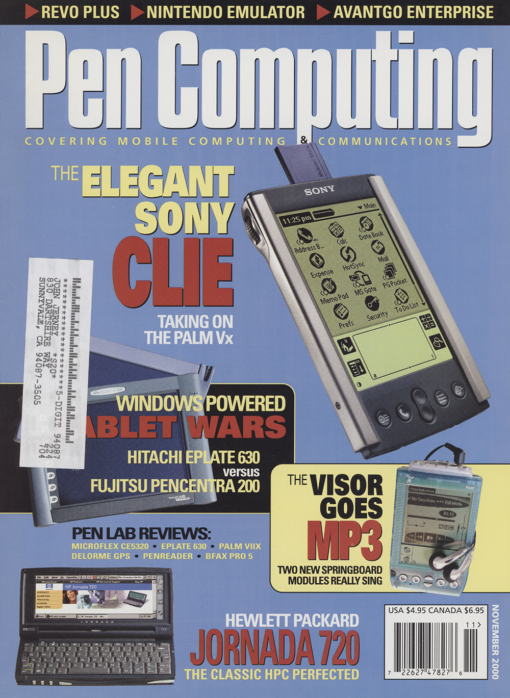 Pen Computing Magazine - November 2000