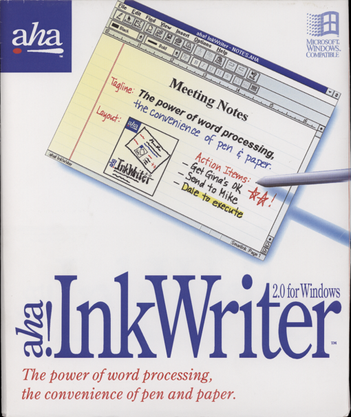 aha! InkWriter 2.0 for Windows (Maquette)