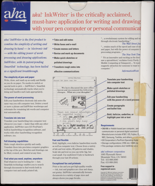 aha! InkWriter 2.0 for Windows (Yellow Maquette) - Image 2