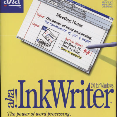 aha! InkWriter 2.0 for Windows (Yellow Maquette)