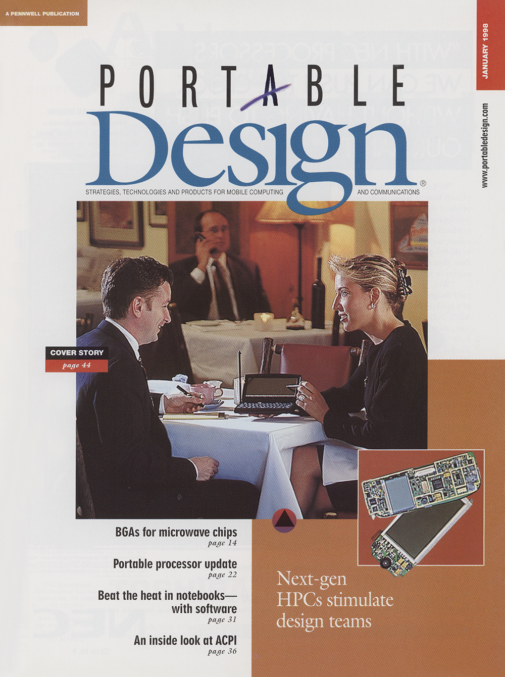 Portable Design Magazine – January 1998 (Cover)