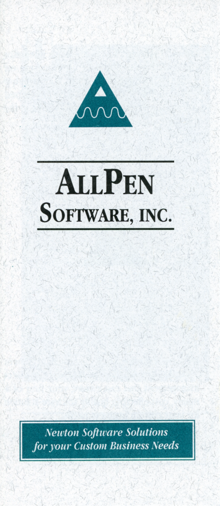 AllPen Software Inc. -Company Brochure (Cover)