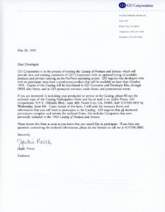 GO Corporation - Catalog of Products and Services (Letter)