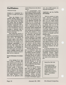 Page 10 — Microsoft Previews PenWindows