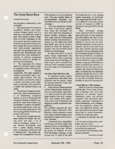 Page 15 — The Great Horse Race of 1991: A Developer’s Point of View