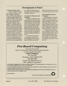 Page 4 — Developments to Watch