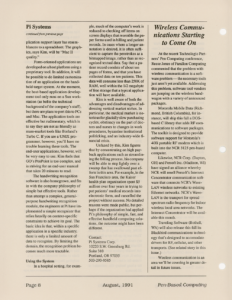 Page 8 — Pi Systems Hopes Pen-Based Is Just What the Doctor Ordered