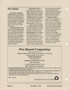 Page 16 — News Briefs