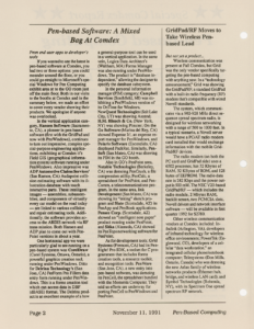 Page 2 — Pen-based Software: A Mixed Bag At Comdex