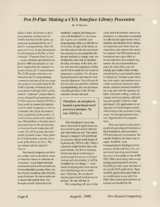 Page 8 — Pen D-Flat: Making a CUA Interface Library Pencentric