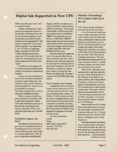 Page 5 — Digital Ink Supported in New CPU