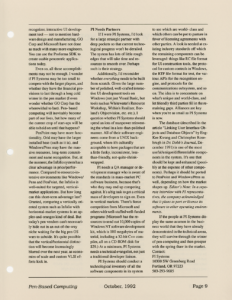 Page 9 — The PI Infolio and the Proforma SDK