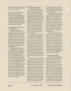 Page 6 — The EO Personal Communicator: First Impressions