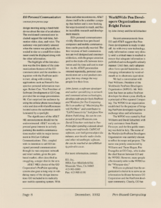 Page 8 — The EO Personal Communicator: First Impressions