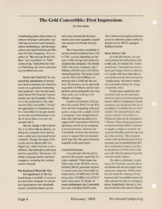 Page 4 — The Grid Convertible: First Impressions
